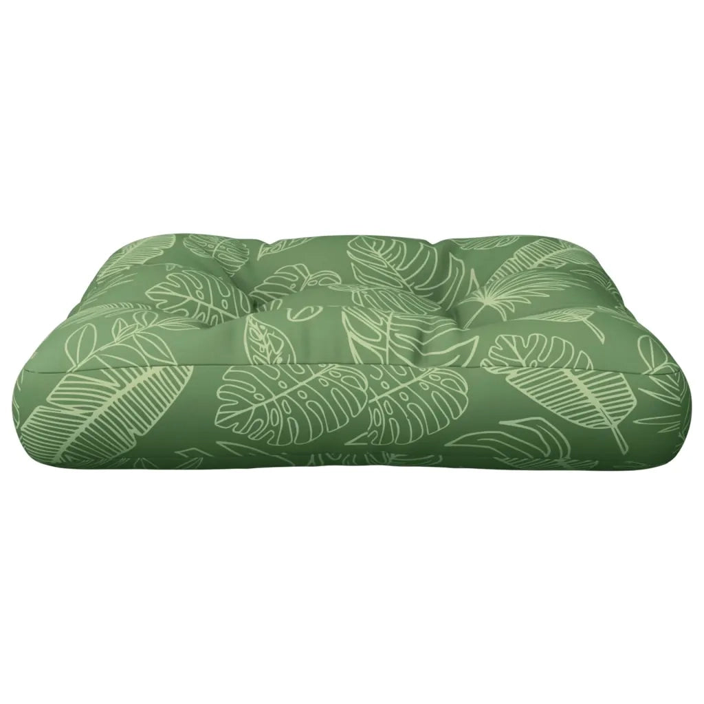 Cuscino per pallet | Cuscini per sedie con Motivo a Foglie 50x50x12 cm in Tessuto