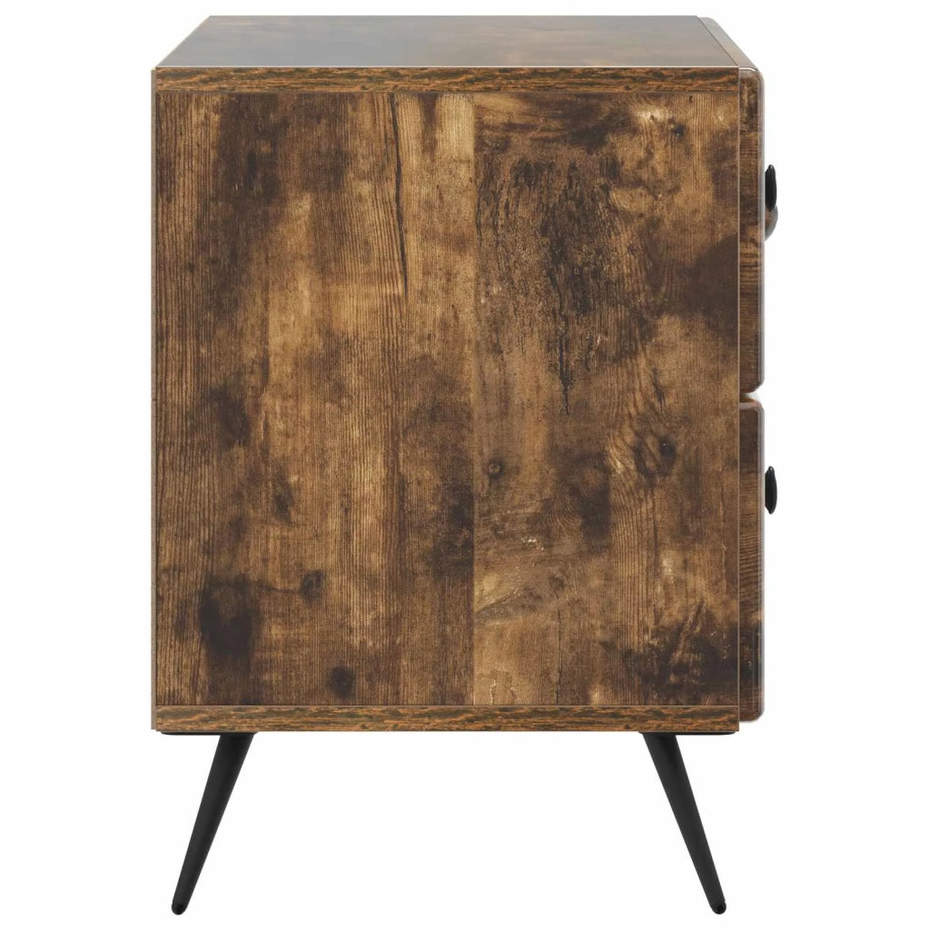 Armadio da Notte Rovere Fumo 62 x 34,5 x 47,5 cm 895470