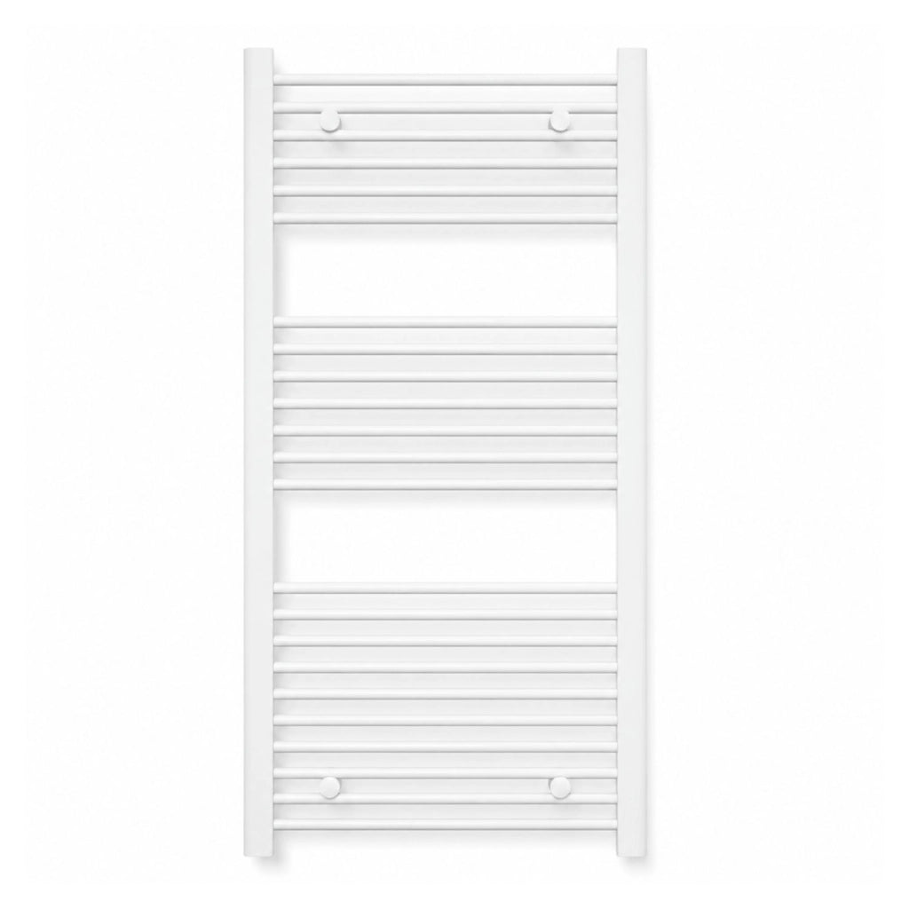 Termoarredo bianco in acciaio scaldasalviette per bagno elegante *** misure h1200xl550xi500 23 tubi, pezzi 1