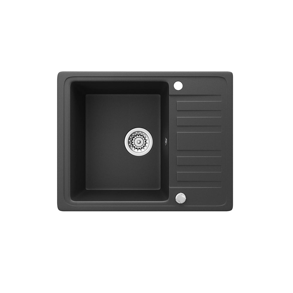 Bergström Lavello Nero 57.5 x 46 cm con asciugatura