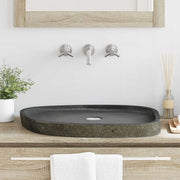 Lavabo Grigio 65 x 50 x 6 cm Pietra fiume 4103955