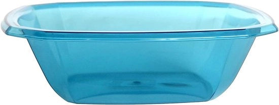 3 pezzi di scatole di plastica per frutta in acciaio inossidabile per contenitore di conservazione della cucina (blu 315 x 315 x 9 cm)