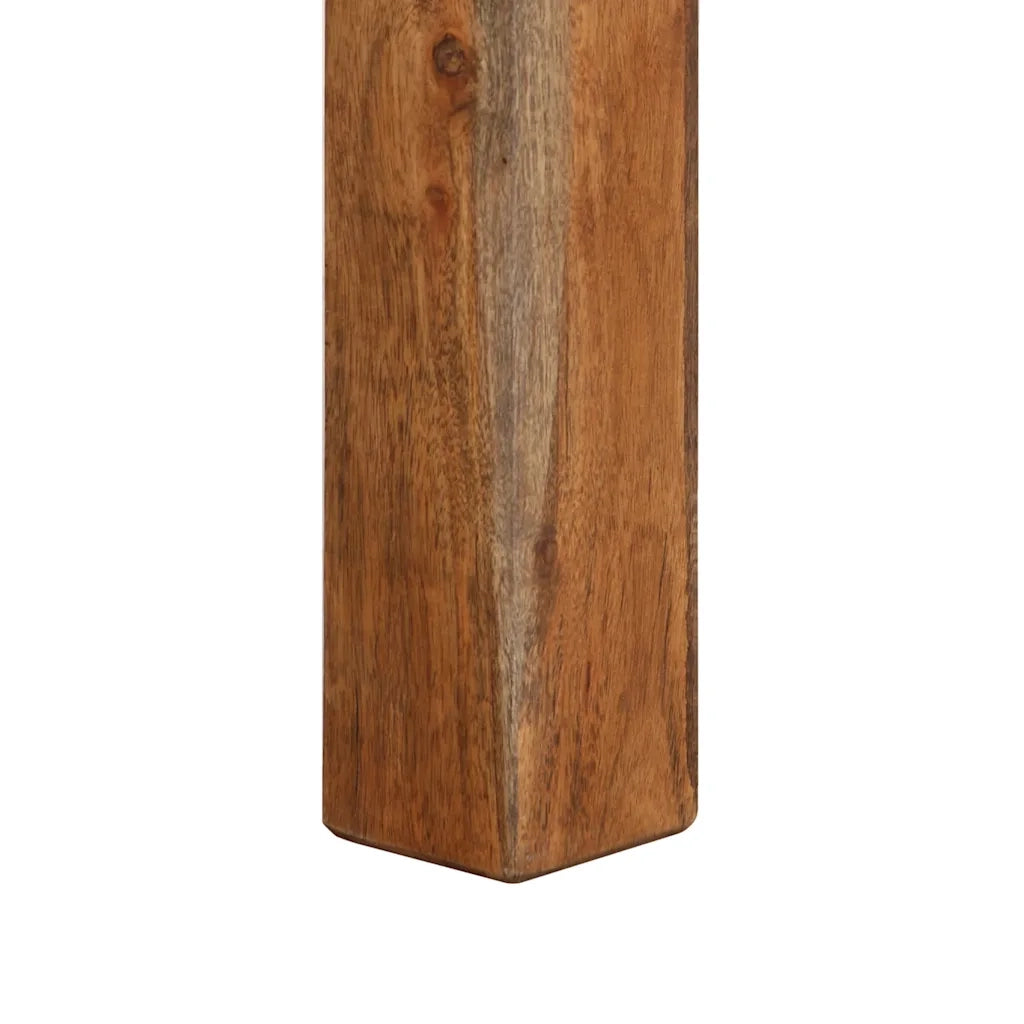 Panca-Sgabello 110 cm in Legno Massello di Acacia 236022