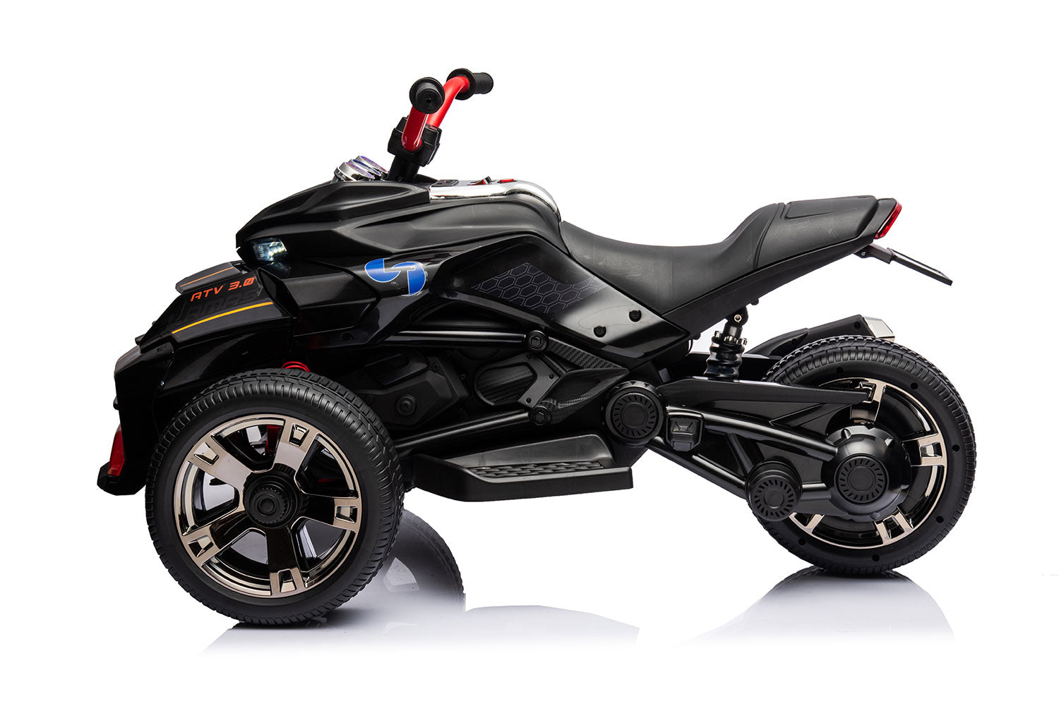 Mini Quad Elettrico per Bambini 3 Ruote 12V ATV 3.0 Nero