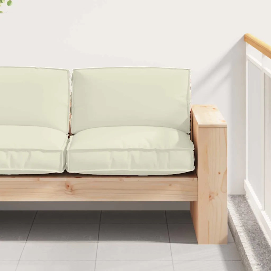 Cuscino Crema 80 x 80 x 12 cm Tessuto Oxford 42001510