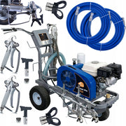 Traccialinee Stradale LineMark Pro LM10 Duo – 6.5HP 5000W | 20 MPa | 10 L/min | 2 Pistole + 2 Tubi 10m