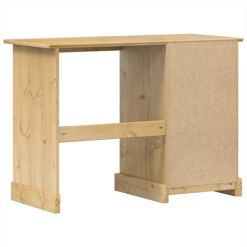 Toeletta | Tavolo da Trucco Corona 104x47x75 cm in Legno Massello di Pino
