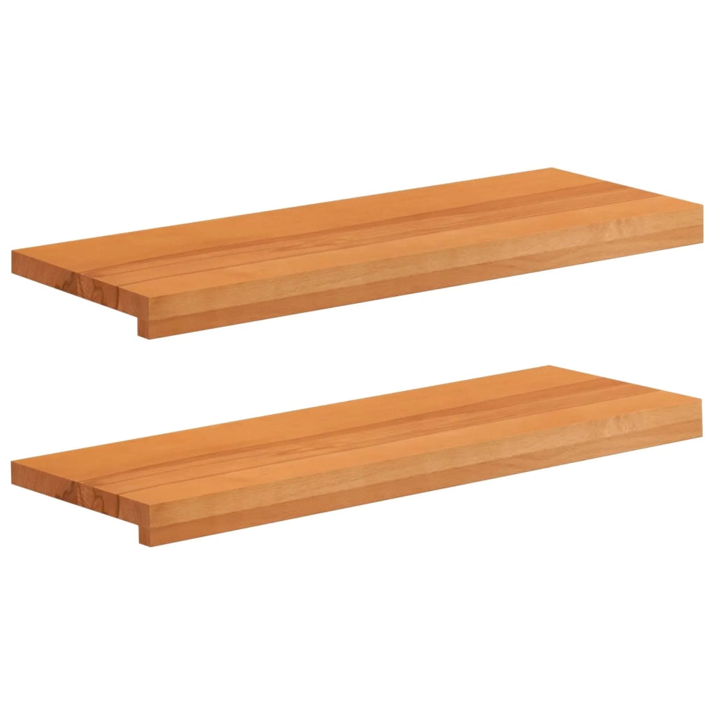 Soglie per finestre 2 pz Marrone Chiaro 80x 30 x 2 cm 42048192
