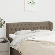 Testiera ad Orecchio Tortora 163x23x78/88 cm in Tessuto 3117490