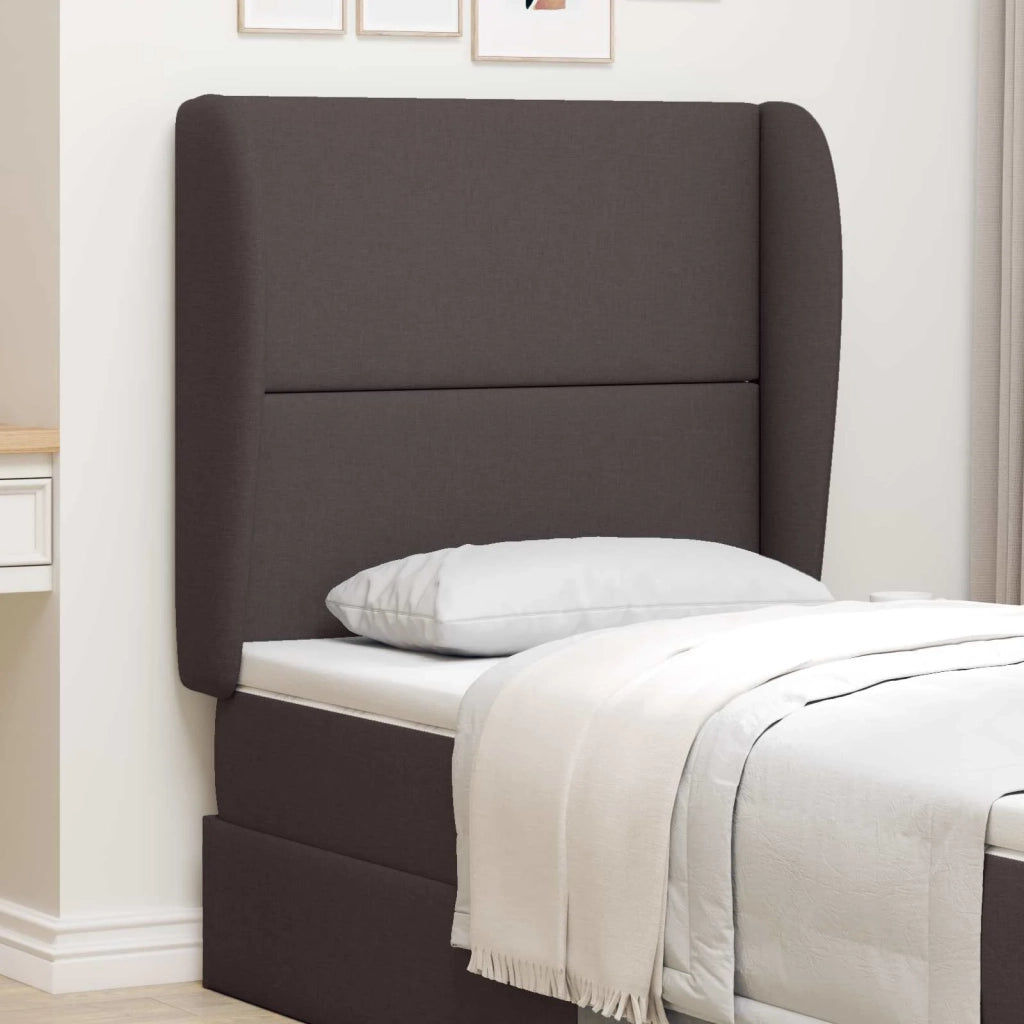 Orecchia della Testata Marrone 80 x 23 x 6 cm Tessuto CFW1717798