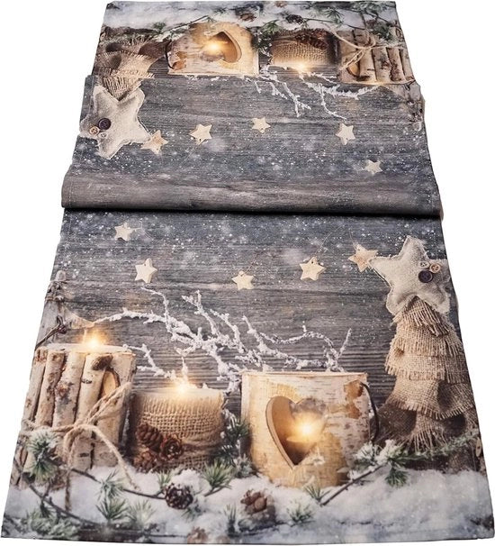 Tavolo per Natale con Regolazione di Luminosità - 140 x 40 cm