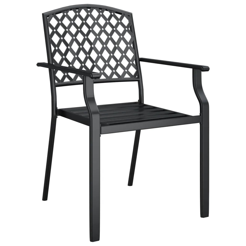 Set da Pranzo da Giardino 3 pz in Acciaio Antracite 3187997