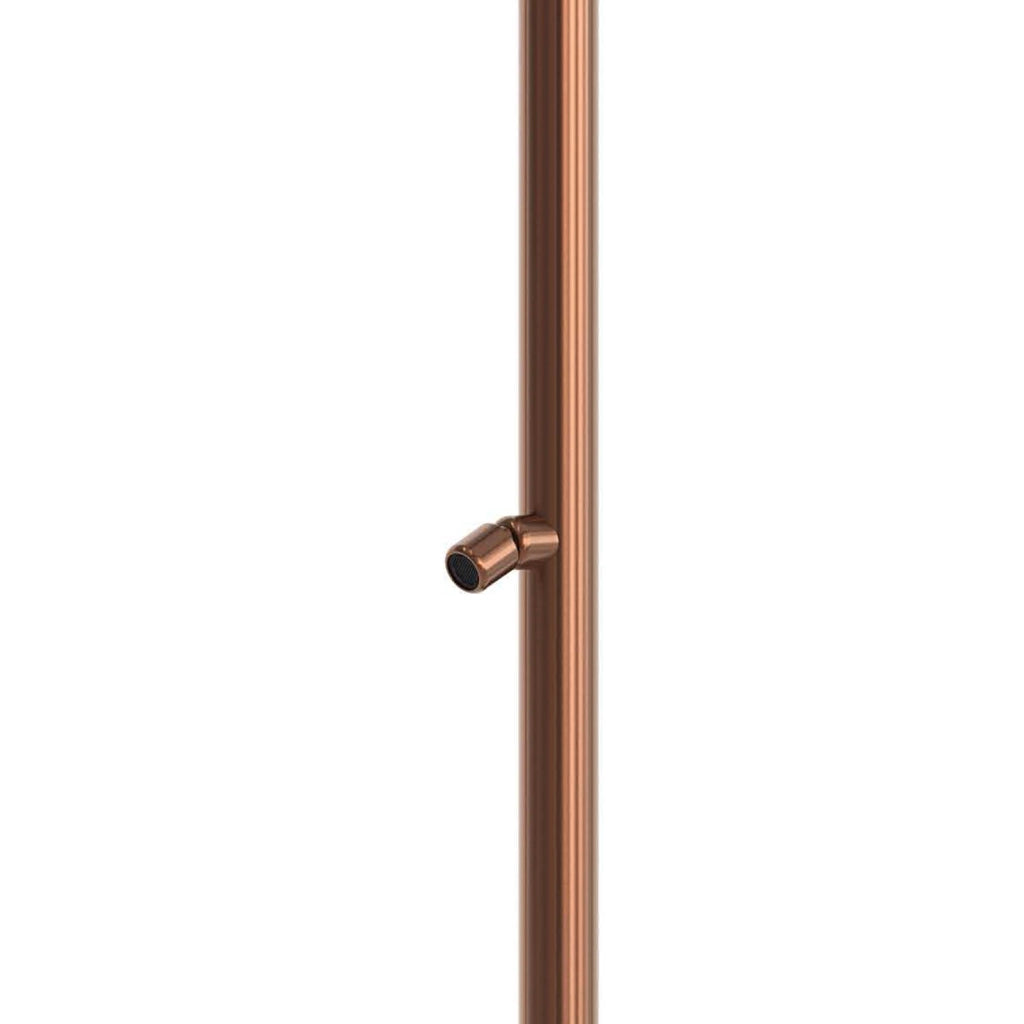 SINED Doccia in acciaio inox 316L oro rosa codice DOCCIA-QUARTU-DOPPIO-TMP-ORO-ROSA