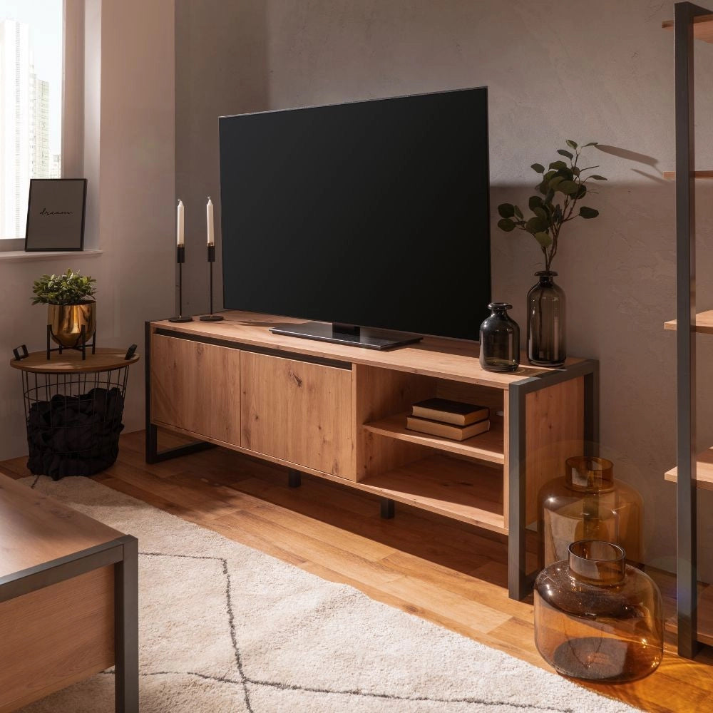 Mobile porta Tv L160XP40XH55 Denver54 colore quercia antracite