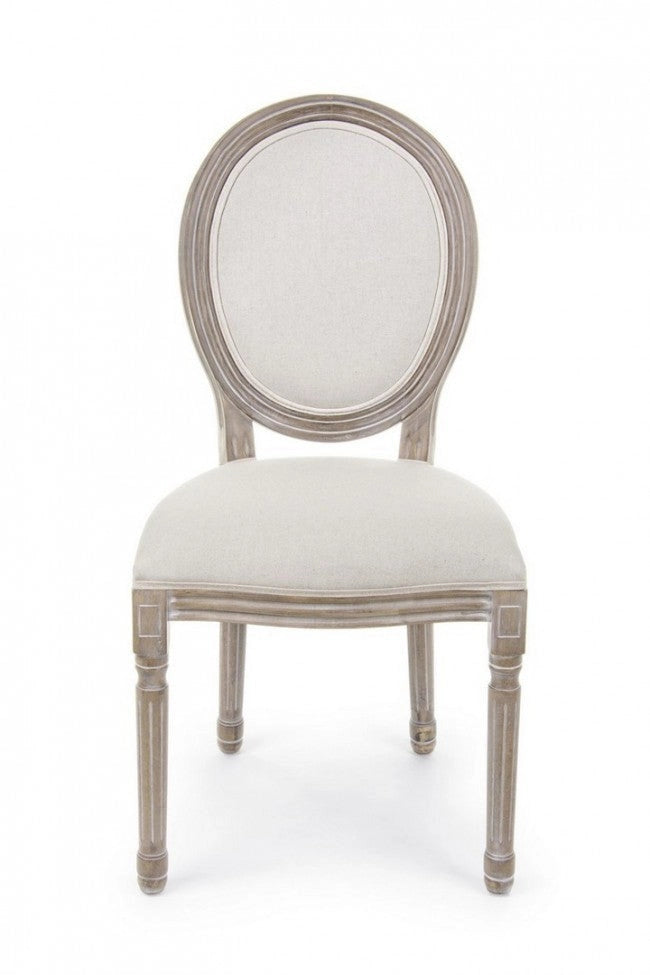 Set 2 Sedie 48x46x96h cm Mathilde Naturale