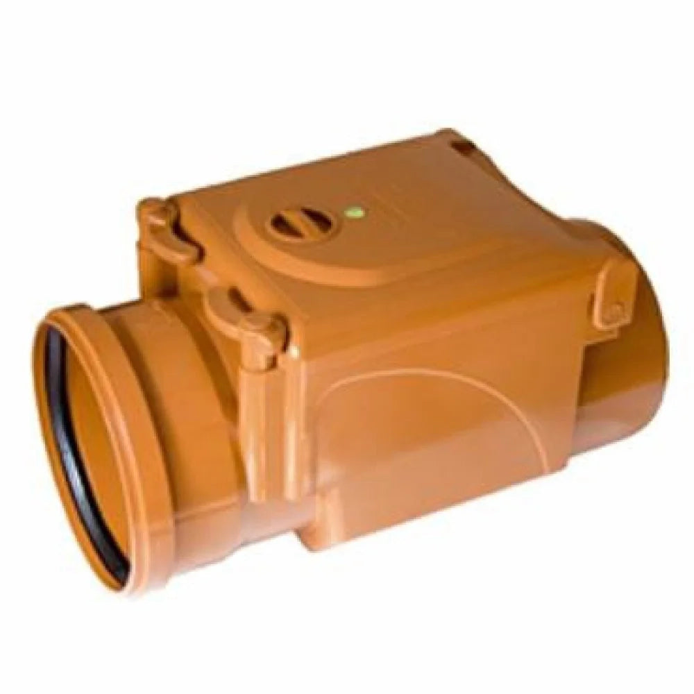 Regolatore antiriflusso pvc fogn atura con piattello pvc d.110 b0