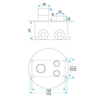 Set Doccia Da Incasso Rea Lungo Diamond Chrom + Box