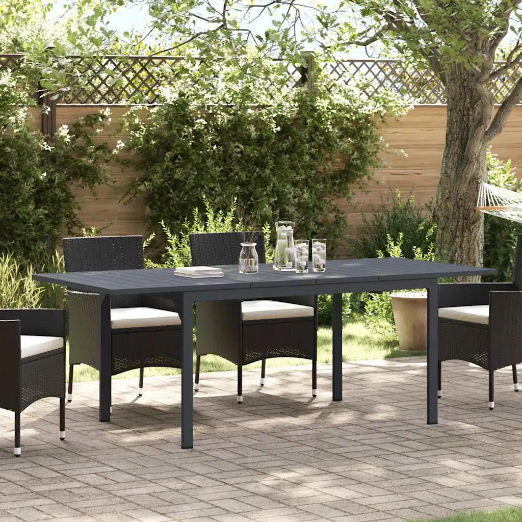 Tavolo da Pranzo da Esterno 2 pcs Antracite 210 x 90 x 73 cm 3381205