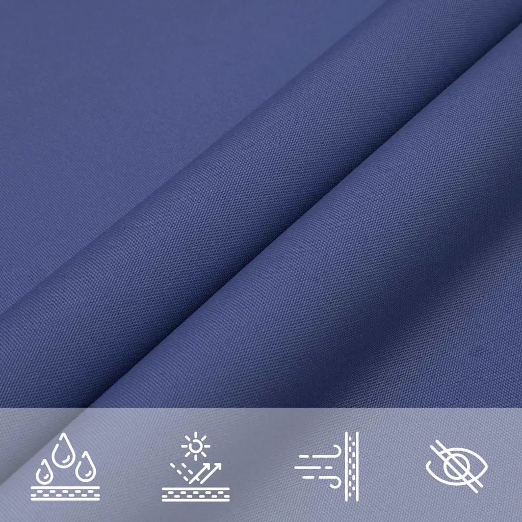 Vela Parasole | Telo Ombra | Vela da ombra Blu 7x5x5 m 100% Poliestere Oxford