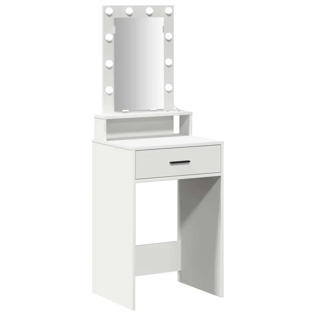 Toeletta | Tavolo da Trucco Bianco 50 x 41 x 140 cm Legno multistrato