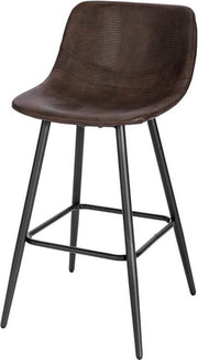 Seduta industriale e moderna - supporto robusto - comfort ergonomico - adatta a diversi ambienti - stile rustico marrone