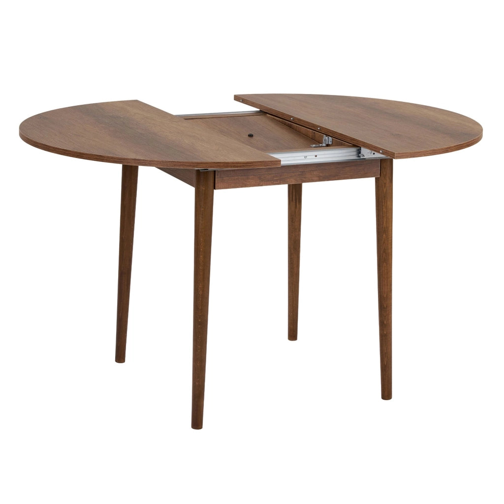 Bee, Tavolo Allungabile Allungabile, 100x100x75h cm Marrone Noce