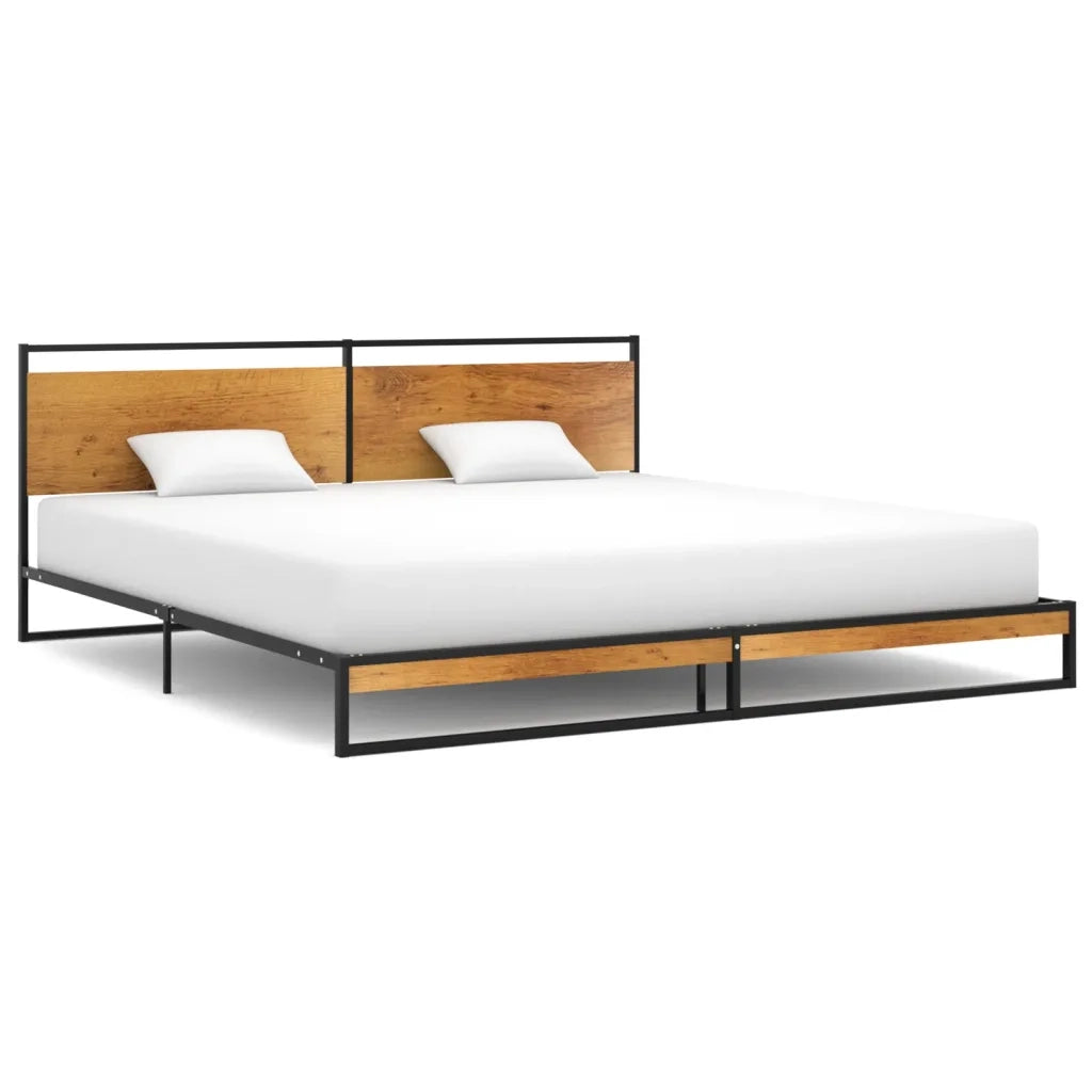 Letto matrimoniale | Letto per adulti | Giroletto in Metallo 200x200 cm