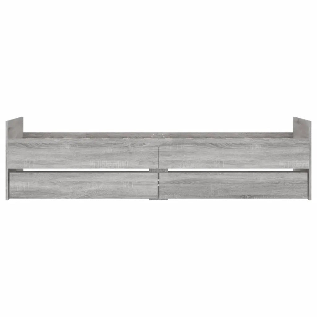 Giroletto con Cassetti Grigio Sonoma 90x190 cm 3207383