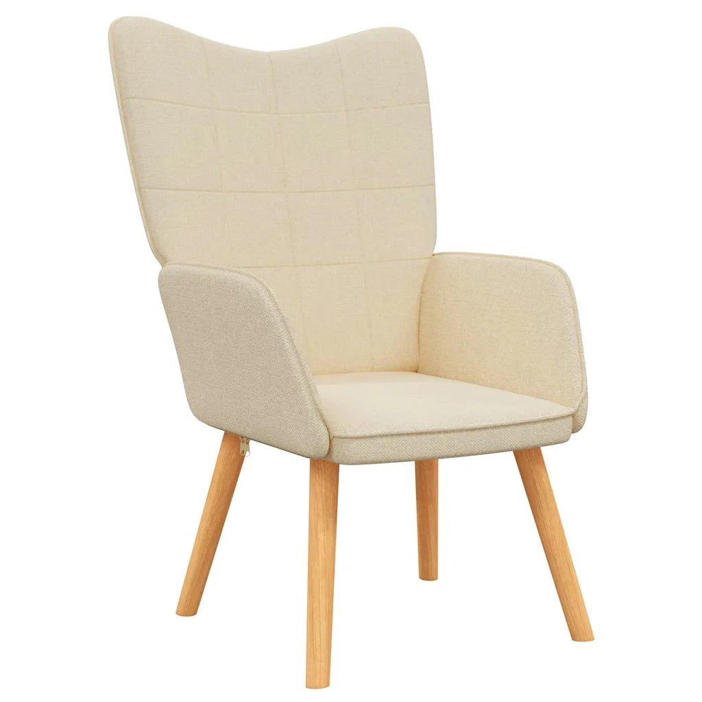 Sedia Relax Crema in Tessuto 327921