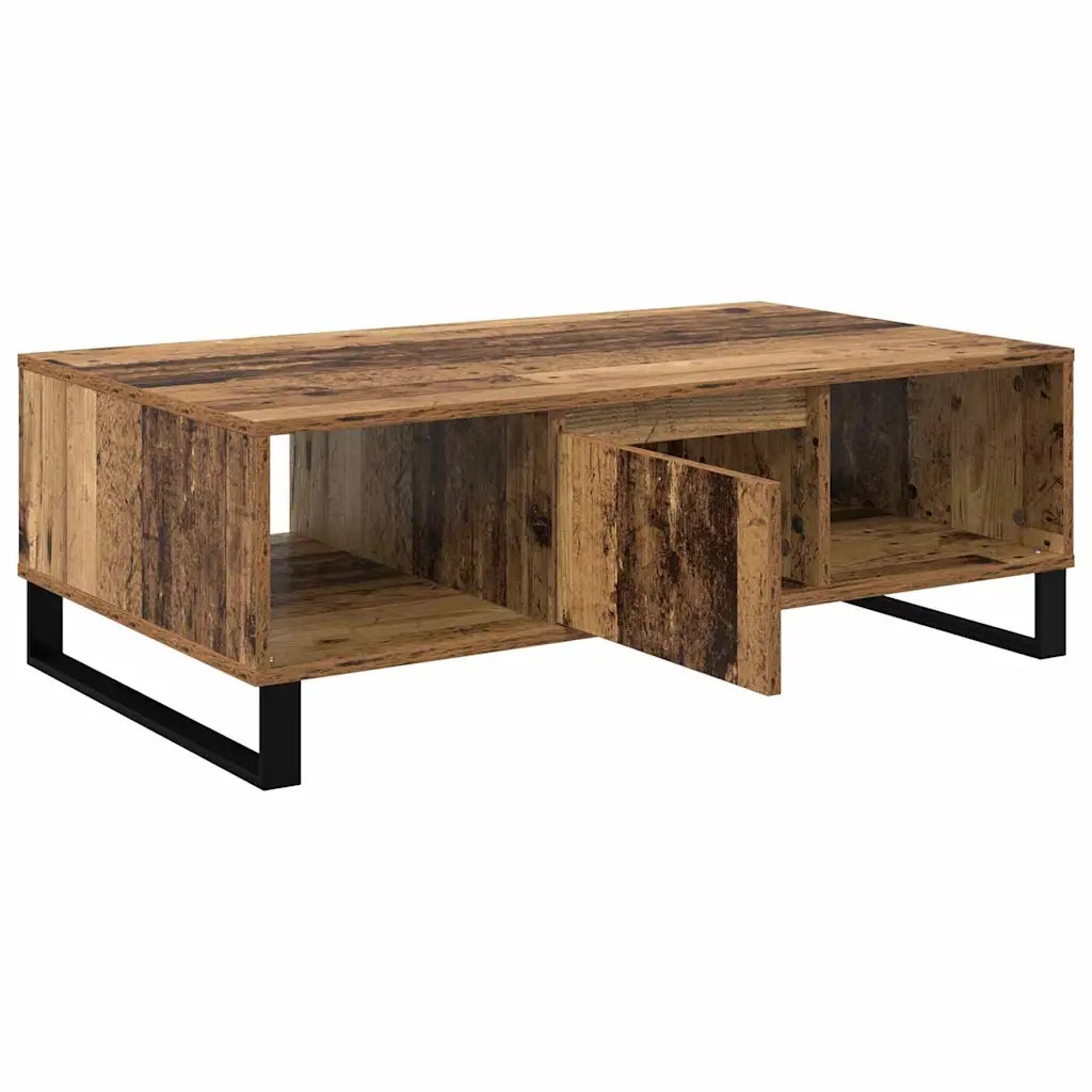 Tavolino da Salotto-Tavolino da soggiorno-Tavolo Legno vecchio 104 x 60 x 35 cm