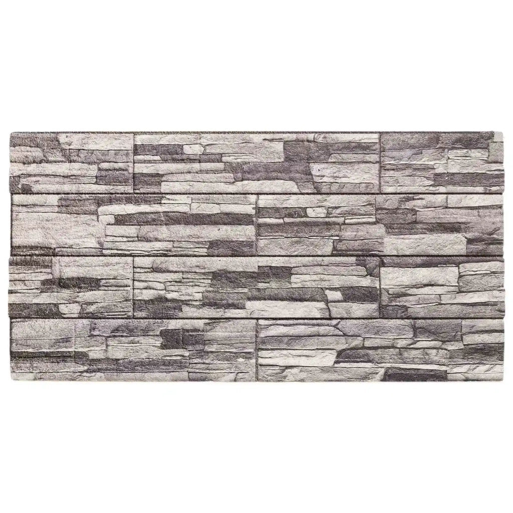 Pannelli da parete 10 pz Grigio scuro e grigio chiaro CFW8823637