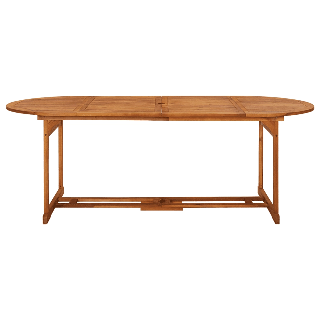 Set da Pranzo da Giardino 9 pz 220x90x75 cm Massello di Acacia 3086976