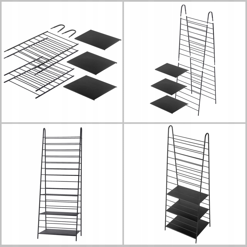Scala da giardino KADAX per piante, supporto in metallo con ripiani, 172 cm