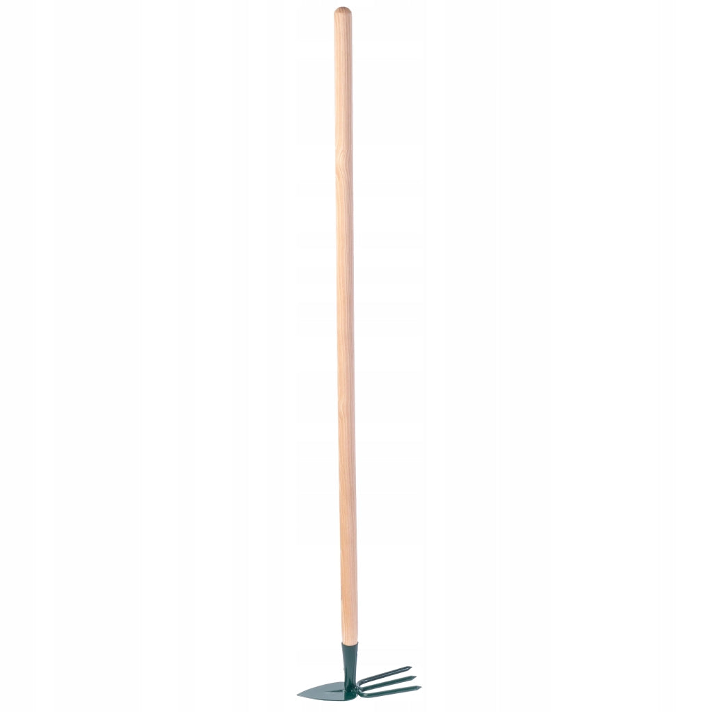 Zappa da giardino KADAX per scavare con forca da 8 cm e gancio da 115 cm