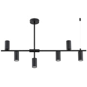Lampada a sospensione moderna nera Alfa Saur 6xGU10