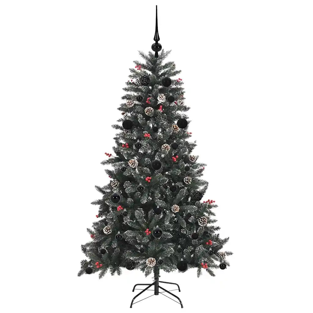 Albero di Natale artificiale con 150 LED Verde 150 cm 3395869