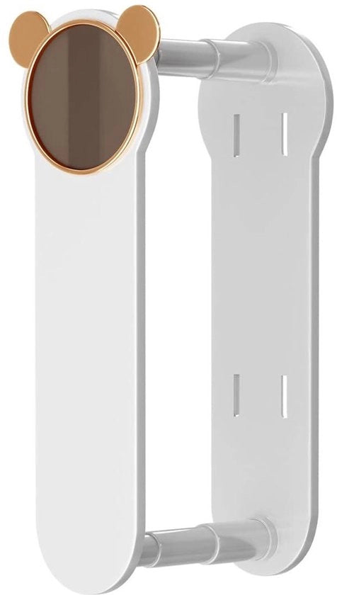 Organizzatore per capi senza fori a doppia parete per uso domestico | Montato sulla parete | Hanger per capi di abbigliamento | Organizzatore compatto per capi