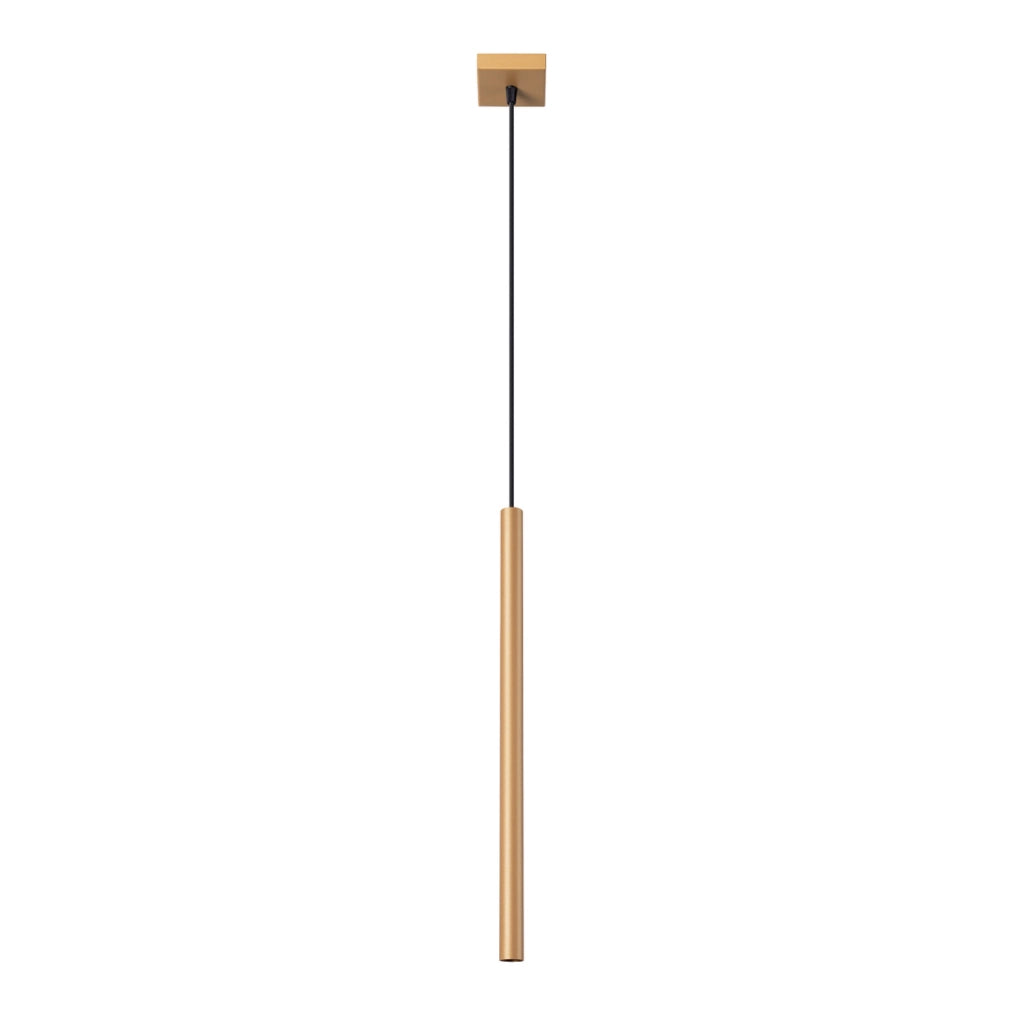 Lampada a sospensione VELINO Pure Lume oro/nero 1xG9 8W