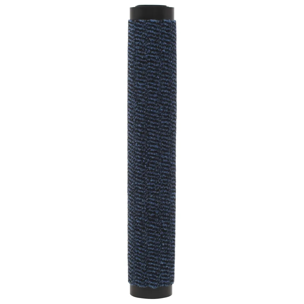 Tappeti Antipolvere 2 pz Rettangolari Trapuntati 80x120 cm Blu 3051612