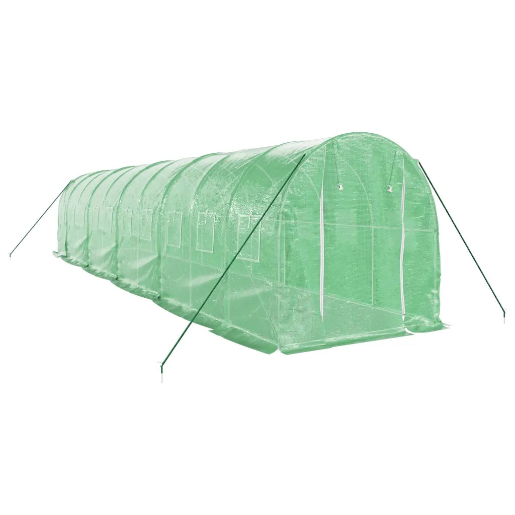 Serra con Telaio in Acciaio Verde 20 mÂ² 10x2x2 m