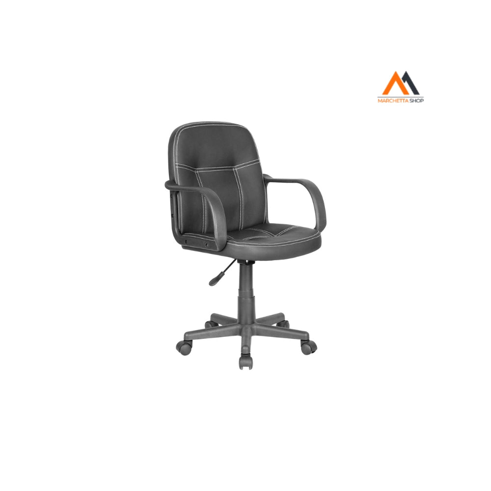 SEDIA DA UFFICIO nero - cm 57 x 58 x h. 83,5-93,5