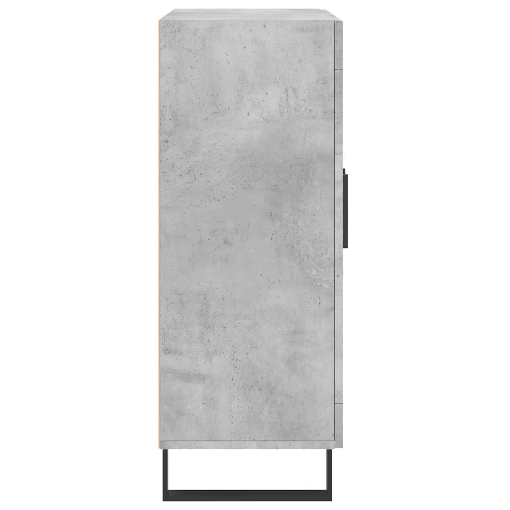 Credenza Grigio Cemento 69,5x34x90 cm in Legno Multistrato 827816