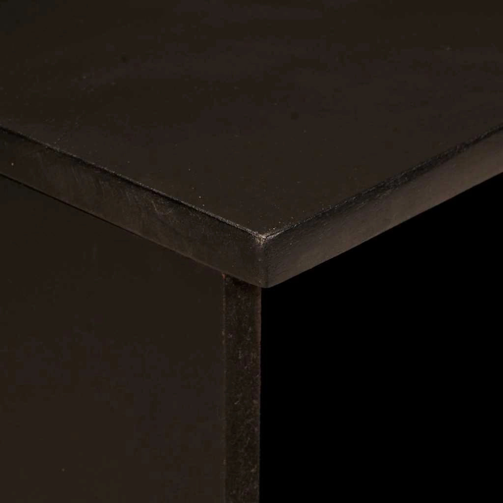 Elegante mobile porta TV moderno con cassetti e ripiani 100 x 33 x 46 cm in legno ingegnerizzato nero 02_0057760