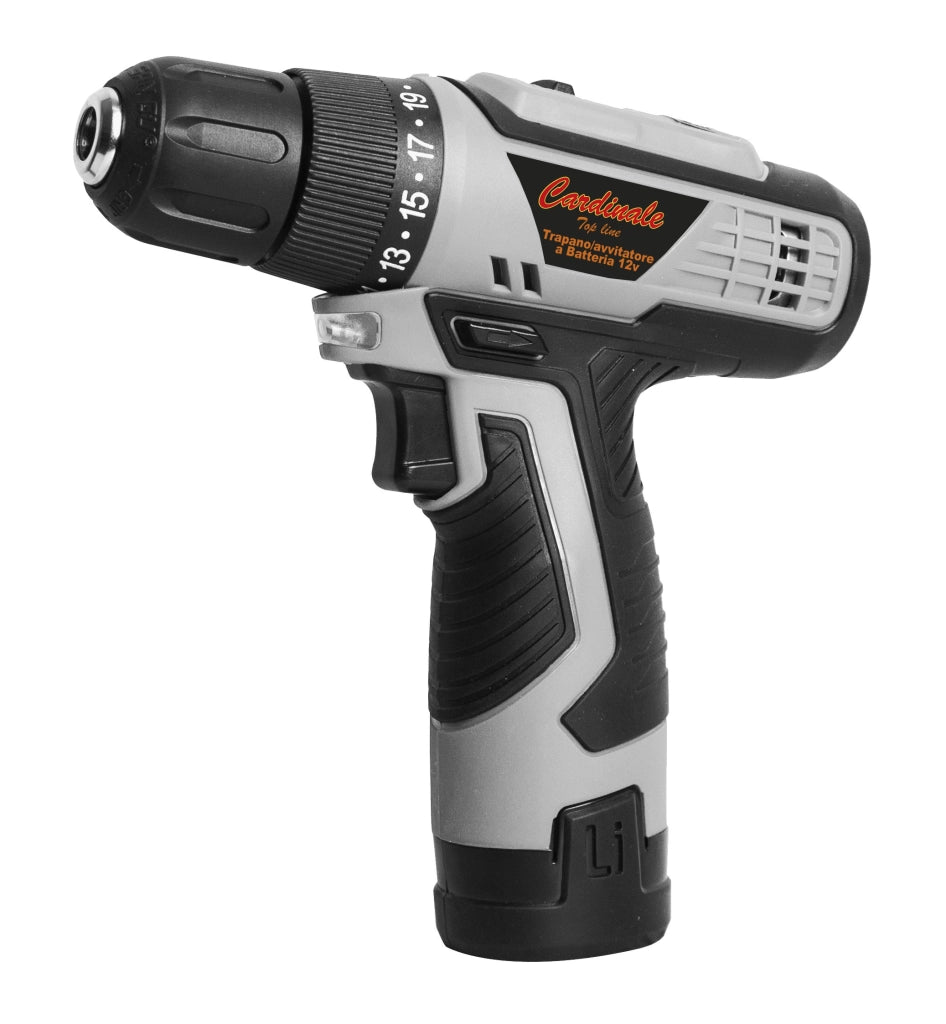 TRAPANO/AVVITATORE A BATTERIA 12V CARDINALE  12 V - 1,5Ah - CARDINALE