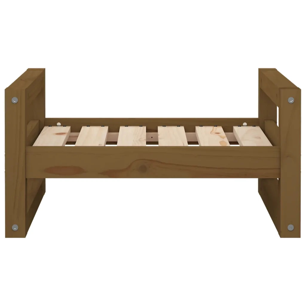 Cuccia per Cani ambra 55,5x45,5x28 cm Legno Massello di Pino 821470