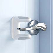 Set di 2 maniglie per porte per la sicurezza dei bambini e degli animali domestici, maniglie per porte per bambini, maniglie per porte invisibili (bianco)
