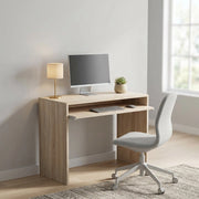 Scrivania con porta tastiera in Legno Composito cm 90x79x45 - ROD