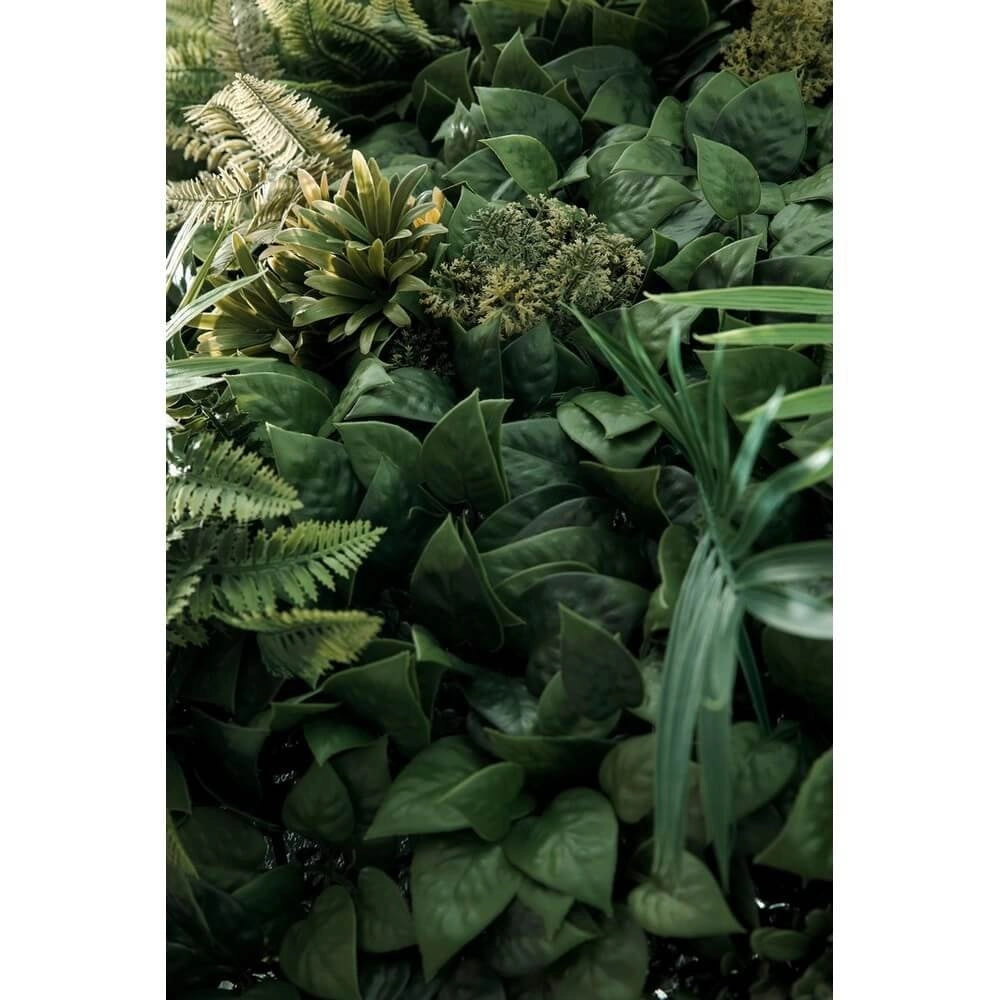 Parete Sintetica Resina Verde Tropical da Esterno 100x100 - ELIXOR