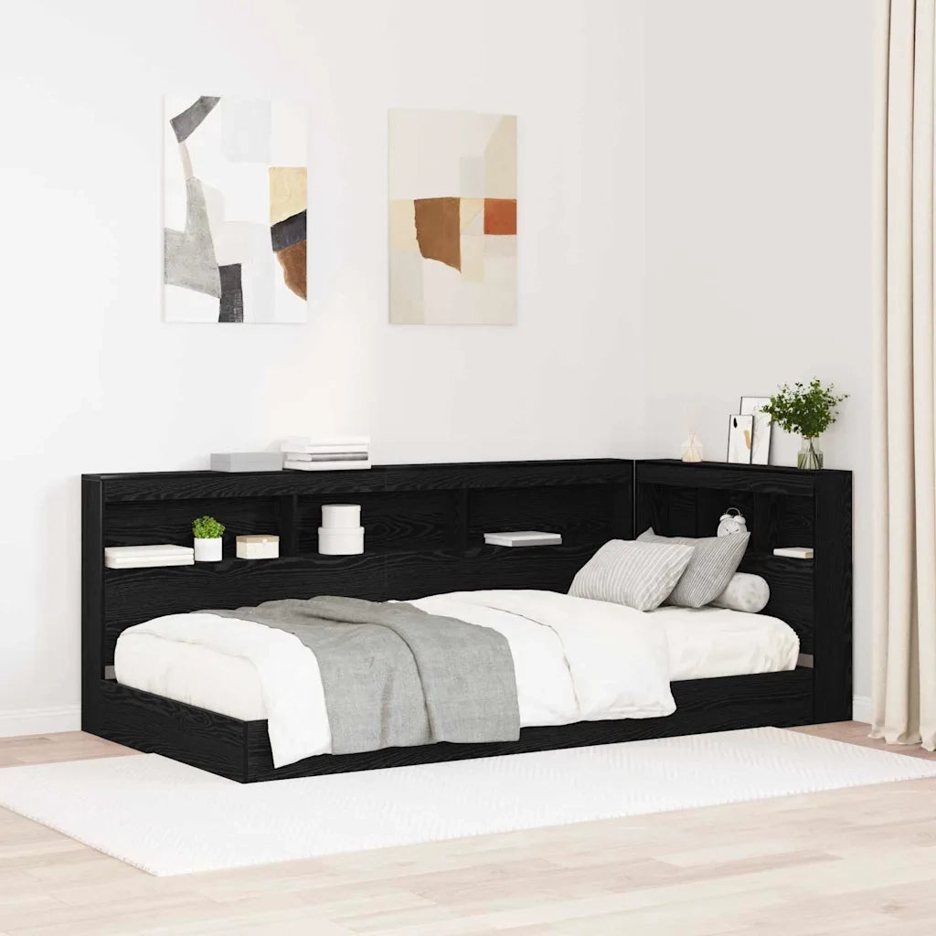 Testata contenitore Rovere Nero 100 cm Legno multistrato 3335462