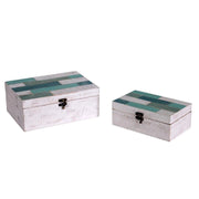 Scatola legno mare 1-2 rettangolare cm 26x18h10,5